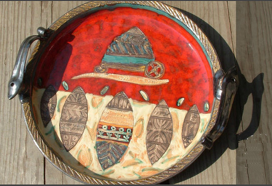 Bulgarian Pottery Platter